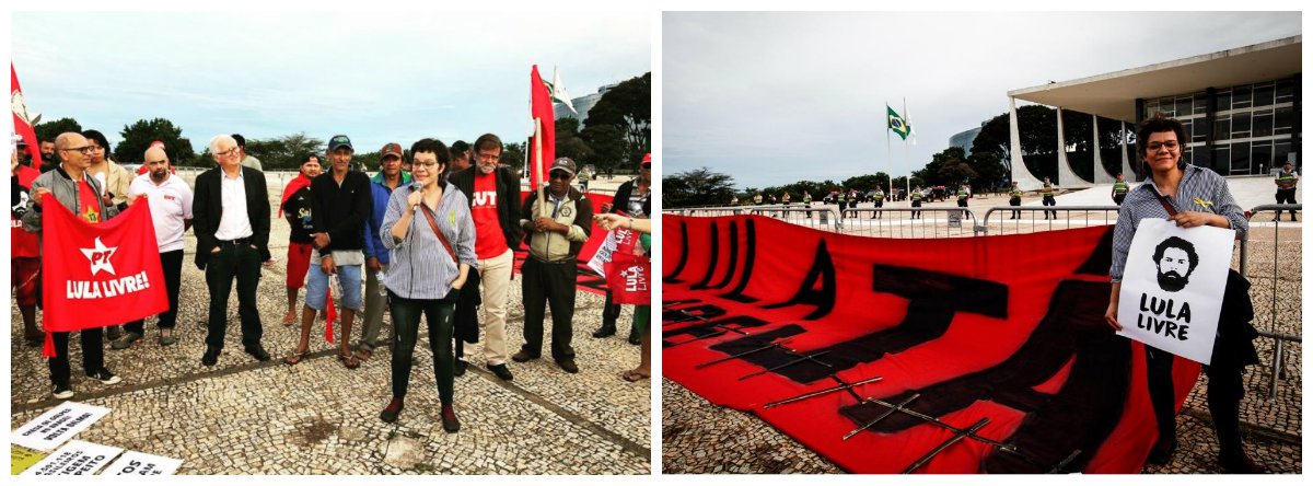 A deputada catalã Natalia Dipp está no Brasil participando de ações solidárias no movimento campesino e pela liberdade de Lula; a cada dia cresce o apoio de intelectuais, escritores, juristas, políticos, professores, entre outros, participando de atos em defesa do ex-presidente no Brasil e no exterior