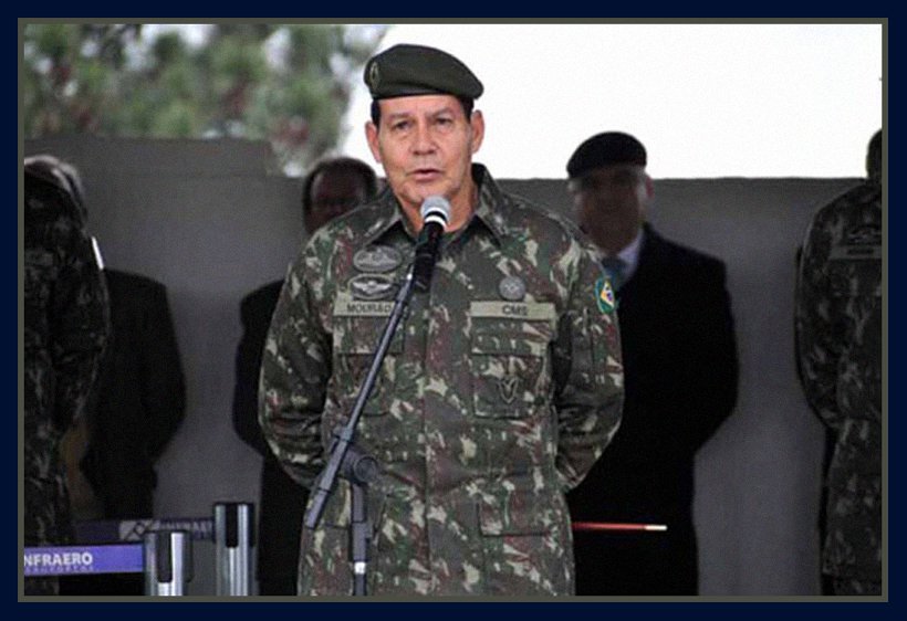 General do Ex�rcito, Ant�nio Hamilton Martins Mour�o. Foto Divulga��o/ Ex�rcito Brasileiro