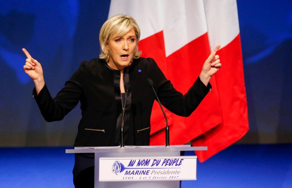 Líder da extrema-direita francesa, Marine Le Pen. 05/02/2017 REUTERS/Robert Pratta