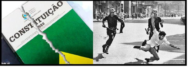 Na história brasileira, a direita sempre confrontou o direito. Os interesses mais escusos motivam a direita a passar por cima dos direitos do povo, a subverter a democracia, a prender sem causa e a matar sem remorso, a jogar às favas os escrúpulos e se perpetuar no poder; Lula, para governar o país, aliou-se com setores da direita; veio Dilma Rousseff e sua reeleição, dentro dos ditames do bom direito, que ocasionou sabotagem da direita e o golpe de 2016; a ascensão de Temer trouxe de volta ao panteão do Planalto a mais reacionária direita, e esta, dia a dia, agride mais e mais o direito do povo brasileiro de ser feliz