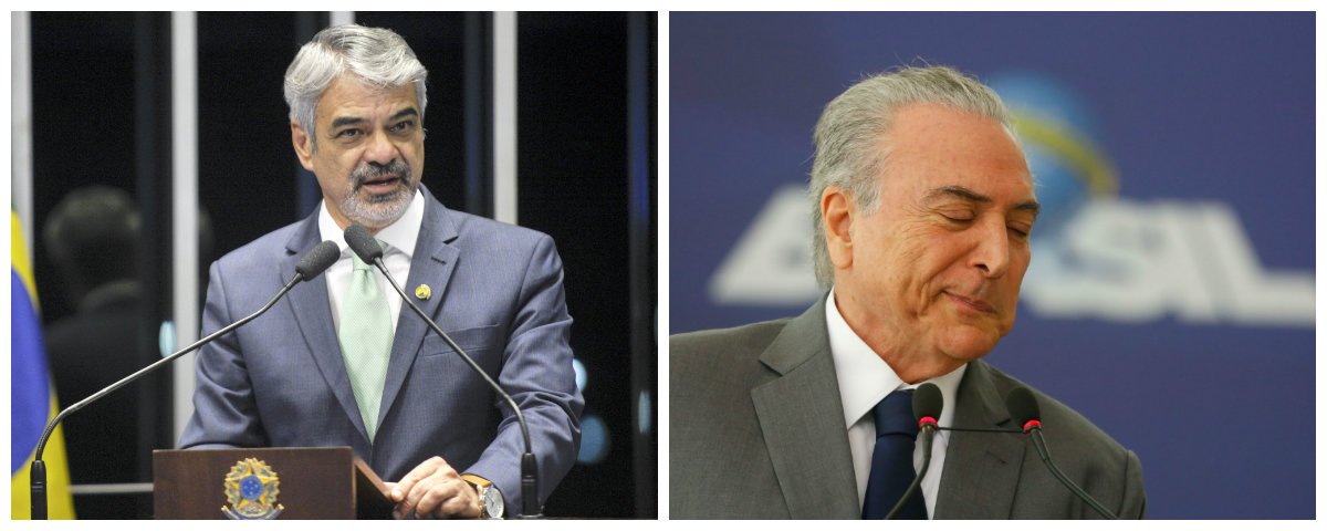 Senador Humberto Costa (PT-PE) e Michel Temer (PMDB) .2