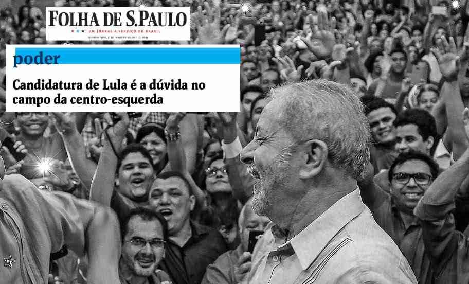 Com medo do "sapo barbudo", o jornal Folha de S. Paulo especula nesta segunda (27) a possibilidade de Lula não disputar 2018. Os Frias, donos da Folha, devem ter comido alfafa estragada