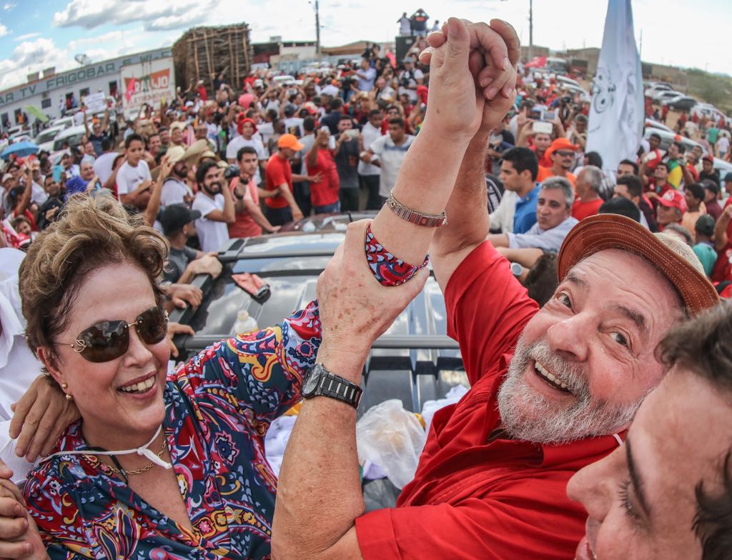 19/03/2017- Monteiro- PB, Brasil- Os ex-presidentes Lula e Dilma Rousseff viajam para Monteiro-PB ao lado do governador Ricardo Coutinho. Foto: Ricardo Stuckert / Instituto Lula