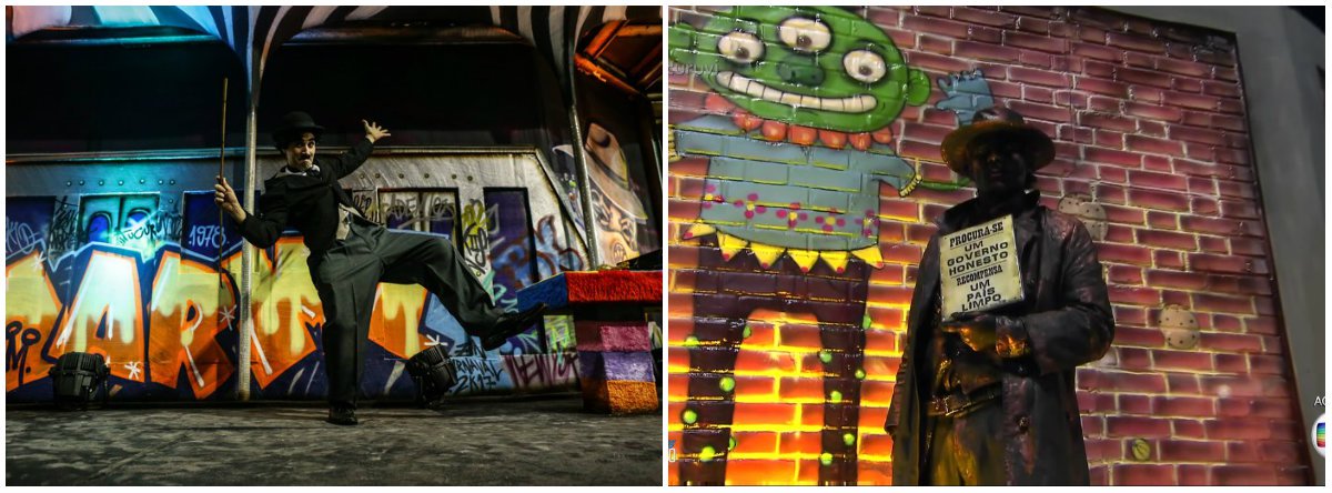 Com o enredo "Eu Sou a Arte: Meu Palco é a Rua", a escola de samba de São Paulo abordou grafite, trouxe mensagem sobre "limpeza" e nomeou a bateria de "Cinquenta Mil Tons de Cinza"