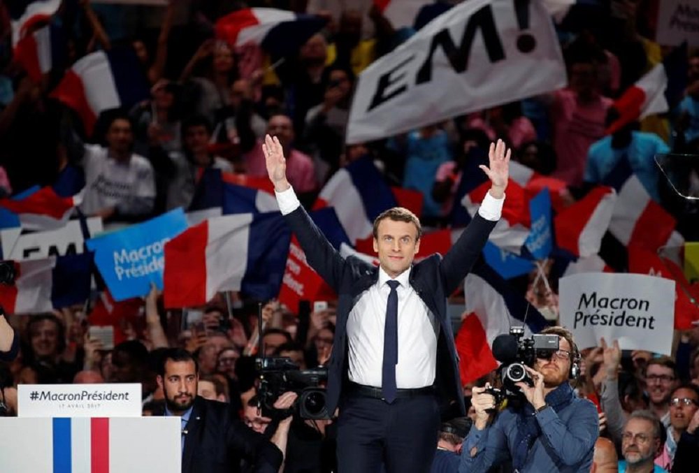 Candidato à Presidência da França, Emmanuel Macron. 17/04/2017 REUTERS/Christian Hartmann