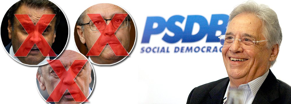 Nesta sexta-feira 9, foi a vez de Geraldo Alckmin, o "santo", ser acusado de receber propina de R$ 2 milhões da Odebrecht, em espécie, por meio do cunhado; a mesma empreiteira também acusou Aécio Neves, o articulador do golpe de 2016, de ser bancado por seu marqueteiro, com recursos da construtora; contra José Serra, o "careca", veio a acusação mais grave: R$ 23 milhões na Suíça; embora políticos do PSDB tenham imunidade jurídica no Brasil, com os três presidenciáveis do PSDB abatidos, uma nova solução pode vir a ganhar força: a volta de FHC, em 2017, por meio de eleições indiretas, ideia que já foi lançada por Xico Graziano, assessor do ex-presidente; será?