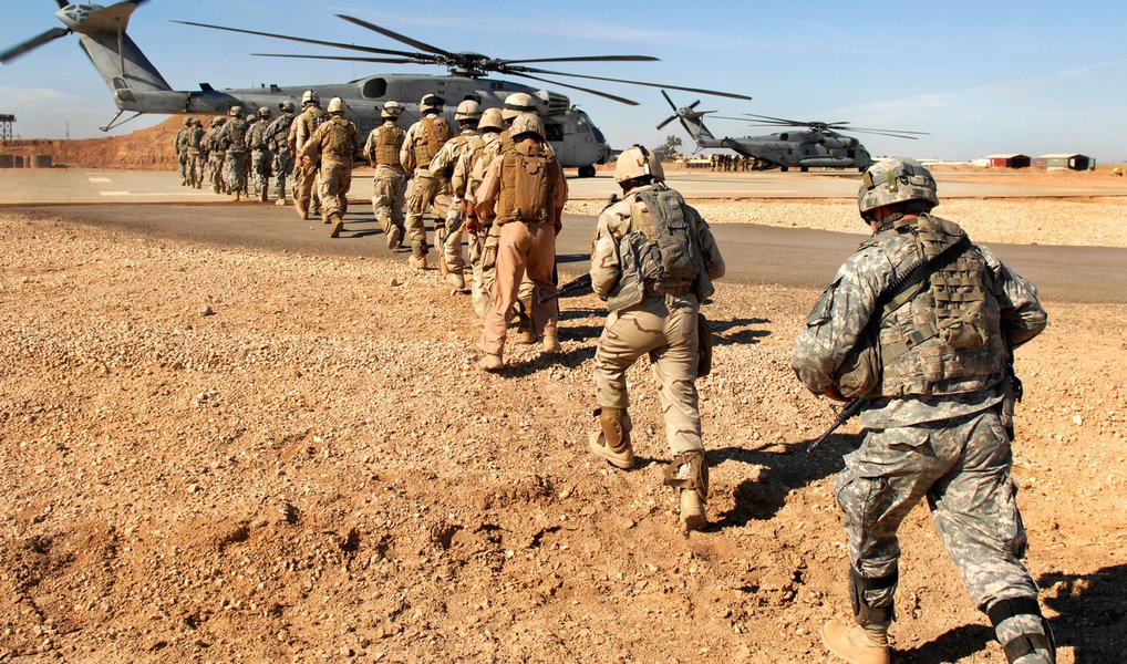 Militares da coalizão liderada pelos Estados Unidos no Iraque