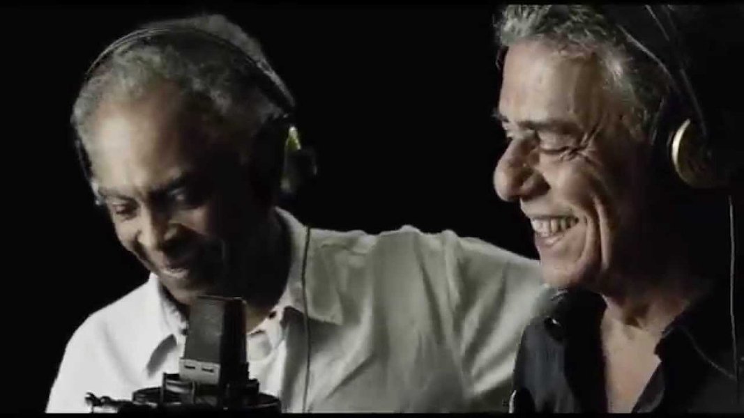 Chico Buarque e Gilberto Gil