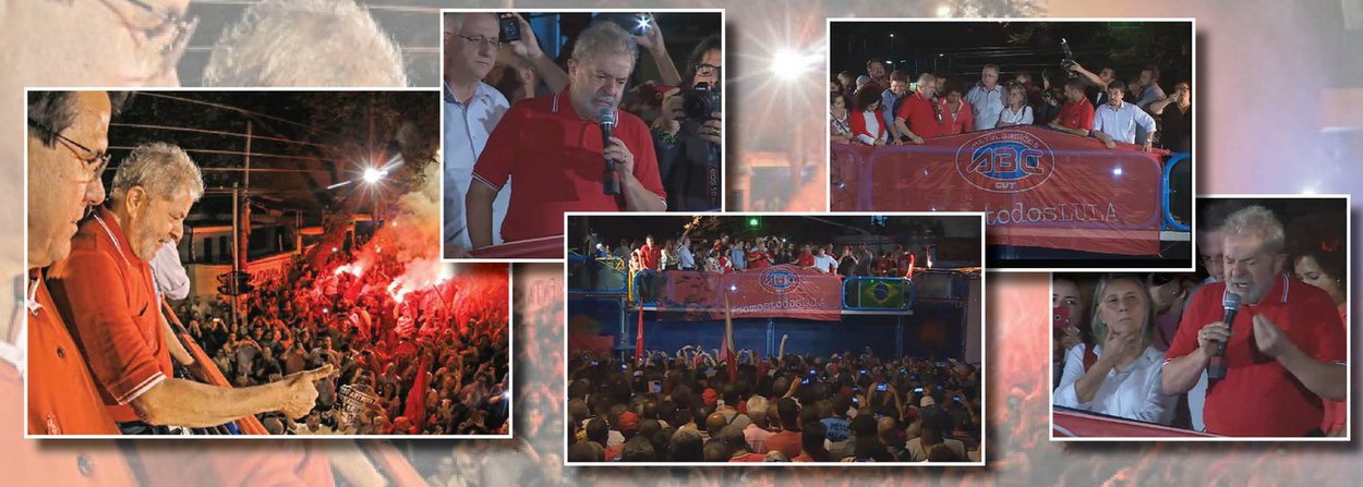 O ex-presidente Lula participou, nesta segunda (4), do Ato em defesa da Democracia promovido pelo Sindicato dos Metalúrgicos do ABC, em São Paulo; em seu discurso, ele disse que "os setores conservadores já se cansaram da democracia"; "A democracia só seria boa se eles ficassem no poder a vida inteira. Eles não admitem um metalúrgico e uma mulher chegarem ao poder. O que deixa eles horrorizados é a possibilidade de Lula voltar em 2018", afirmou; ele ressaltou que só aceitou virar ministro, contanto que o governo dê "uma consertada na política econômica"; Lula voltou a mandar recado para o vice-presidente Michel Temer: "Não tenho nada contra Temer. Só tenho uma coisa para dizer para ele: quer ser presidente? Dispute eleição. Esse negócio de encurtar o caminho para chegar lá não dá certo"