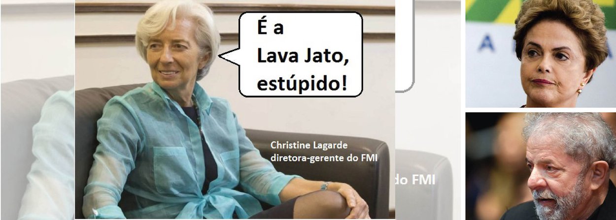 E quem diz que a Lava Jato e seus mentores intelectuais são os responsáveis pelo naufrágio da economia brasileira não é este blogueiro, mas a diretora-gerente do FMI, Christine Lagarde