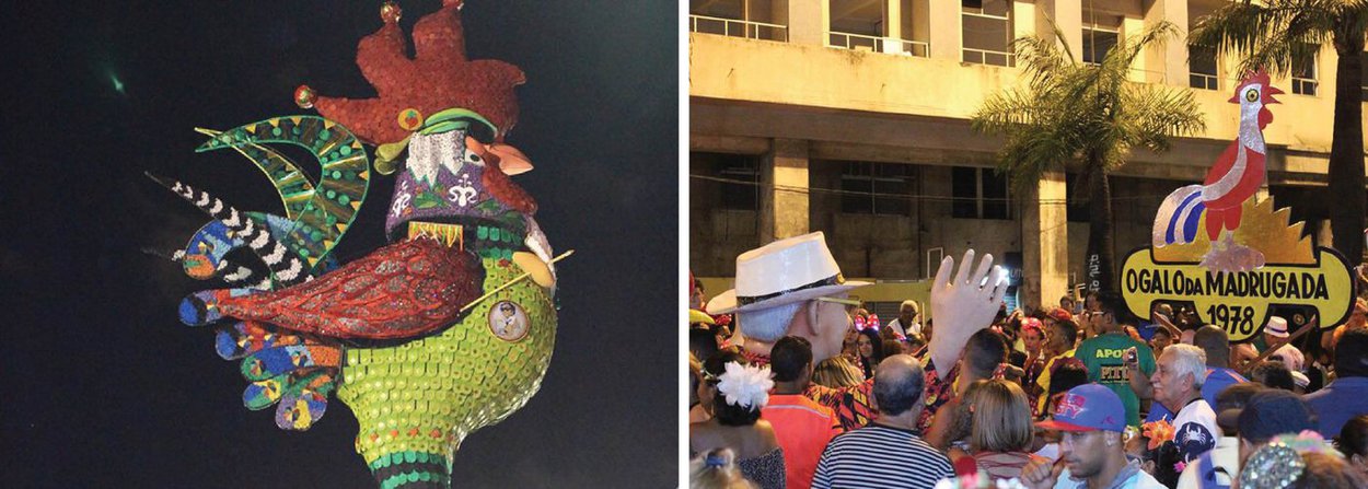 Galo da Madrugada reúne milhares de foliões nas ruas de ao menos seis bairros de Recife, por onde passam os foliões; o frevo é o ritmo predominante, como em todo o carnaval pernambucano, mas há lugar para marchinhas de carnaval do Rio de Janeiro, o afoxé da Bahia e a música contemporânea do próprio Pernambuco