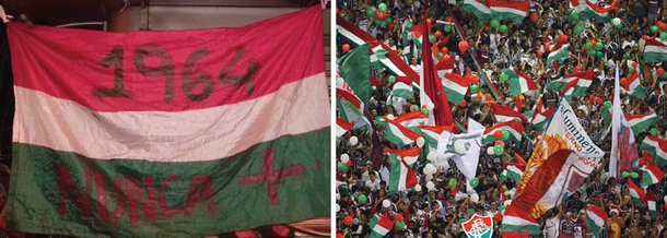 Torcedores do Fluminense fazem abaixo-assinado em defesa da democracia