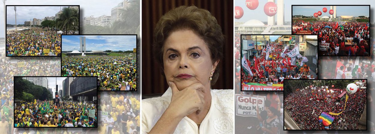 "O 'Não vai ter golpe' já triunfou como lema e como visão da crise atual do Brasil. Calou os lemas das marchas da direita, reduziu seus porta vozes ao silencio, foi murchando sua capacidade de mobilização, promovendo as condições de uma solução positiva da crise", diz o colunista Emir Sader; segundo ele, o impeachment não passará no Congresso e a presidente Dilma Rousseff cumprirá seu mandato até o fim; "não vão derrubar a Dilma, não vai haver retrocesso e a mobilização popular se alastrou como ninguém imaginaria no Brasil de hoje"