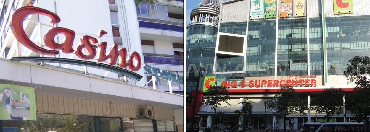 O grupo francês Casino concordou em vender sua fatia majoritária na operadora tailandesa de hipermercados Big C Supercenter por 3,1 bilhões de euros, excluindo dívida, para o TCC Group, da Tailândia, informou a companhia neste domingo