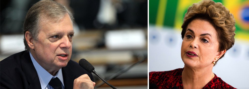 Senador da cúpula de comando do PSDB, que chegou a organizar jantar em sua casa para discutir o impeachment em 2015, Tasso Jereissati (CE) considera agora improvável o afastamento da presidente Dilma e faz até críticas a algumas posturas de seu partido. "Em algumas votações, a meu ver, equivocadamente, [o PSDB] votou errado", diz. Para ele, "não existe maioria parlamentar para derrubá-la", "mesmo com essa margem estreita", e são improváveis tanto a saída pelo impeachment como via cassação, pelo TSE. "Eu sou de uma geração para a qual a conquista da democracia é sagrada. Isso vale mesmo três anos de sacrifícios", opina o ex-governador do Ceará, outra voz tucana a se levantar contra o golpe