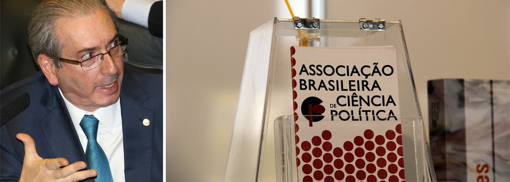 Em nota, 'ABCP (Associação Brasileira de Ciência Política) expressa preocupação e perplexidade com a aceitação do pedido de impeachment do mandato de Dilma Rousseff'; :"Acuado por gravíssimas denúncias de corrupção e ocultação de recursos no exterior, o deputado Eduardo Cunha utilizou-se do instrumento, talvez o mais importante na defesa da ordem democrática, como arma na tentativa de resguardar seus interesses privado"