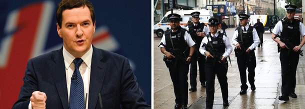 Ministro das Finanças britânico, George Osborne, anunciou que os fundos destinados ao contra terrorismo serão aumentados em 30%, sem cortes orçamentais na polícia; "É justamente porque tomamos decisões difíceis em outras partes do nosso orçamento que podemos dar mais equipamentos aos nossos militares, que podemos aumentar o nosso orçamento de luta contra o terrorismo em 30%", declarou