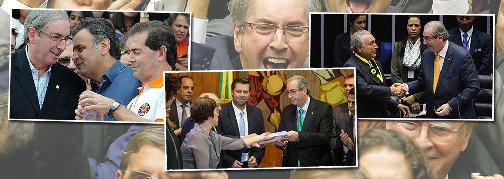 O que dirá o senador Aécio Neves (PSDB-MG) diante da queda do aliado Eduardo Cunha (PMDB-RJ)? Qual será a posição de Paulinho da Força (SD-SP), que dizia estar disposto a se manter até o fim ao lado do presidente da Câmara? E Carlos Sampaio (PSDB-SP)? Os três são protagonistas do golpe parlamentar contra a presidente Dilma Rousseff, que pode levar o vice Michel Temer ao poder, e se associaram a Cunha com este fim; a tendência é que todos se afastem do antigo aliado e tentem emplacar um novo nome na presidência da Câmara, para tocar o processo de impeachment; a aposta mais provável é Jarbas Vasconcelos (PMDB-PE); a única coisa certa é que não há mais impeachment sob a regência de Eduardo Cunha, alvo principal da Operação Catilinária, da PF
