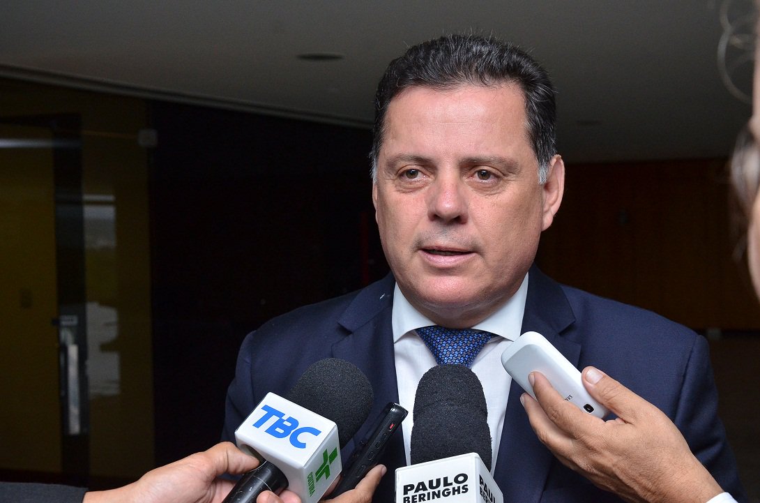 Brasilia-Governador Marconi Reune com Ministro da Casa Civil Aloizio Mercadante Oliva e Representantes dos Estados do MS,MT,SP Fotos Eduardo Ferreira