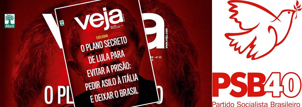 Revista dos Civita cogita antecipar sua edição para noticiar que o Palácio do Planalto estaria comprando o apoio de parlamentares de siglas como o PSB; Veja tem se notabilizado por denúncias mirabolantes, como a da eventual fuga de Lula para a Itália, mas ainda tentará dar gás ao golpe