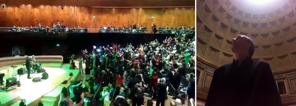 Apresentação do cantor e compositor Arnaldo Antunes em Buenos Aires, no último sábado (18), se transformou em local de protesto contra o presidente interino Michel Temer; no show, que lotou o Centro Cultural Kirchner, na capital argentina, a plateia fez coro de “Fora, Temer”