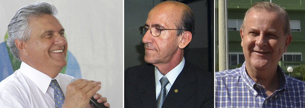 Parlamentares da legenda no Estado assistem impávidos à profusão de ataques do senador goiano do DEM às principais figuras do petismo, Lula e Dilma, num momento de elevada temperatura política em Goiás e no Brasil; voz isolada em defesa da presidente tem sido a do prefeito de Goiânia, Paulo Garcia, embora sua reação seja motivada mais pela ameaça de ver sua aliança com o PMDB ser rompida por Caiado do que propriamente por solidariedade aos companheiros; nem mesmo Rubens Otoni, único parlamentar federal de Goiás, levantou a voz para defender Dilma da investida golpista do líder ruralista