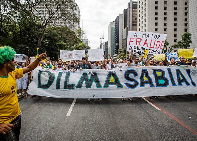 O histerismo em forma de "protesto" calculado e oportunista da direita midiática é resultado do total desprezo que a burguesia sente pela opinião do povo brasileiro