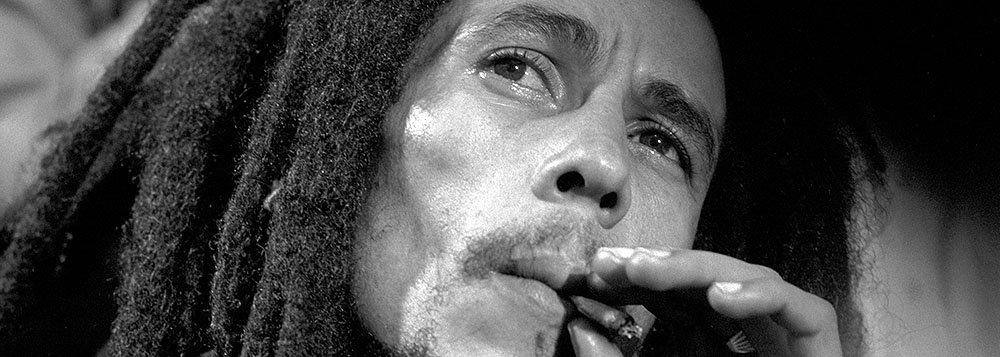 Bob Marley, being interviewed after the show at the Fox Theater (Photo by Tom Hill/WireImage)