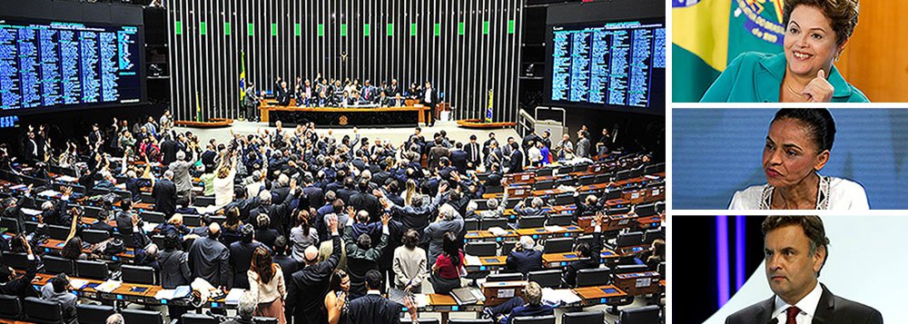 Em 2015, presidente Dilma Rousseff terá ampla maioria na Casa, com o apoio de pelo menos 50 senadores - hoje são 52 - de um total de 81; do lado de seus principais adversários, Marina Silva (PSB) contaria com apenas oito parlamentares; mesmo se ex-senadora se aliasse ao PSDB de Aécio Neves, não ultrapassaria uma bancada de 27 senadores no ano que vem