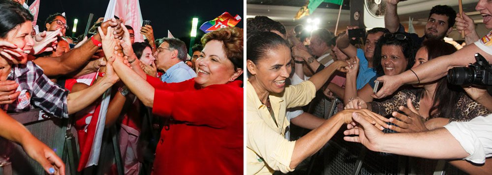 Ao analisar o quadro eleitoral, a jornalista Tereza Cruvinel, colunista do 247, lembra que "nunca no Brasil o menos votado no primeiro turno ganhou no segundo"; além de apontar a dificuldade de uma virada, ela afirma que nem mesmo a presença de Marina Silva no segundo turno, contra Dilma (que já está lá), estaria assegurada; "A grande questão desta reta final é: até quando Marina resistirá a uma queda mais acentuada? Ela deve continuar sob o fogo de Dilma (que deve agora moderar o tom do confronto) e de Aécio, que precisa aumentar o fogo para tentar chegar ao segundo turno", afirma; leia a íntegra