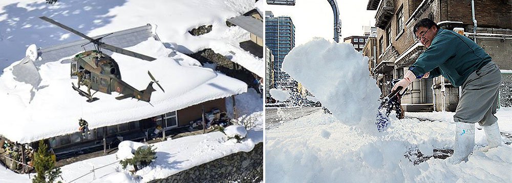 Pelo menos 11 pessoas morreram, desde quarta-feira (17), devido às violentas tempestades de neve que atingem grande parte do Japão; de acordo com a imprensa local, estão sendo registrados muitos prejuízos e interrupções significativas nos transportes
