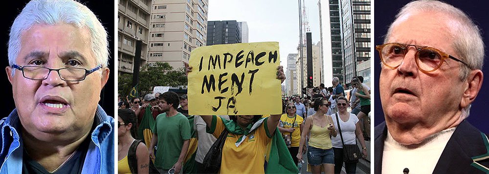 "Golpe? Jamais! Impeachment? Depende", afirma o jornalista Ricardo Noblat, em sua nova coluna; falta lembrar a ele o que disse, recentemente, o apresentador Jô Soares: "impeachment de uma presidente que acaba de ser reeleita é golpe"