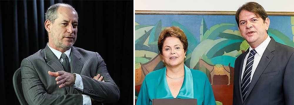 Ex-ministro Ciro Gomes (Pros) se diz surpreso como a presidente Dilma Rousseff conseguiu se reeleger com a equipe que montou no governo: 'E o problema não é a conciliação com picaretas bem-recomendados pela “base”, enquanto a presidenta faz, repleta de sinceridade, um discurso moralista. O pecado do pecador é desculpável, o do pregador, nunca. Ou bem se reproduz a moralidade FHC/lulista de que “é assim ou não se governa”, ou conheçamos o exemplo recente de Itamar Franco, que governou sem conciliar com a ladroagem'; no início da semana, seu irmão, o governador do Ceará Cid Gomes, apresentou a Dilma a proposta de criação de uma frente de esquerda ou até um novo partido de apoio a seu governo para garantir a governabilidade no segundo mandato