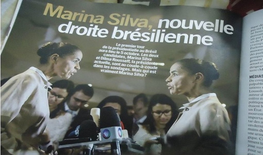 Blog traz à tona reportagem do L'Humanité, um dos principais jornais da esquerda francesa, que publica texto sobre Marina Silva com o seguinte título: "a nova direita brasileira"; na chamada de capa, a publicação diz que a candidata do PSB é uma "criação de Washington para derrubar Dilma Rousseff"