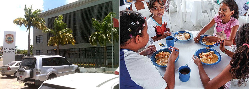 A Polícia Federal deflagrou uma operação para desarticular um esquema de fraude na aquisição de merenda escolar em Alagoas; a operação Farnel está cumprindo 18 mandados de prisão, 42 de busca e apreensão; a Controladoria Geral da União (CGU) também participa; investigações foram iniciadas em 2012