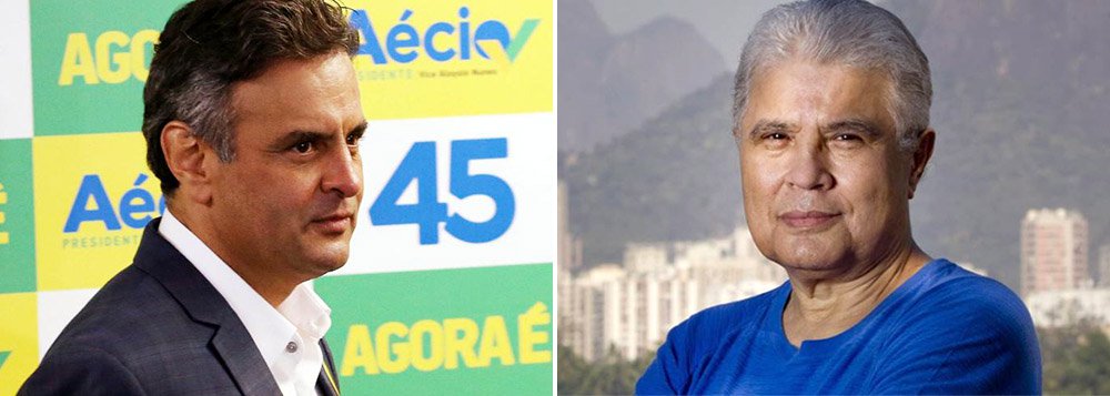 Colunista Ricardo Noblat cita ausência do partido de Aécio Neves nos protestos de domingo e diz que chefes do partido parecem ter medo do povo: ‘O PSDB quer o povo a reboque. A seu lado, não. Dá urticaria. No máximo, admite cavalgá-lo’