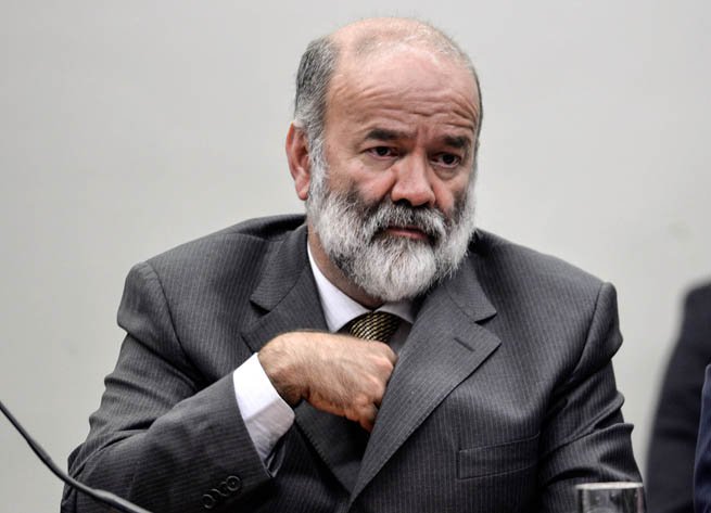Brasília- DF- Brasil- 09/04/2015- O tesoureiro do PT, João Vaccari Neto, presta depoimento na CPI da Petrobrás, na Câmara dos Deputados (Wilson Dias/Agência Brasil)
