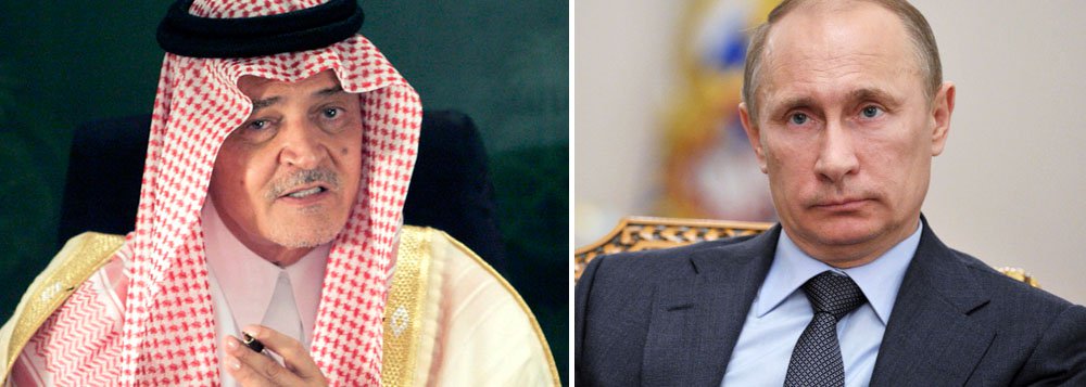 A Arábia Saudita acusou o presidente russo, Vladimir Putin, de hipocrisia, no domingo, dizendo durante uma reunião de cúpula dos países árabes, que ele não deveria expressar seu apoio ao Oriente Médio ao mesmo tempo em que gera instabilidade ao apoiar o líder sírio, Bashar al-Assad; "Ele fala sobre os problemas no Oriente Médio como se a Rússia não estivesse influenciando esses problemas", disse o ministro das relações exteriores saudita, príncipe Saud al-Faisal