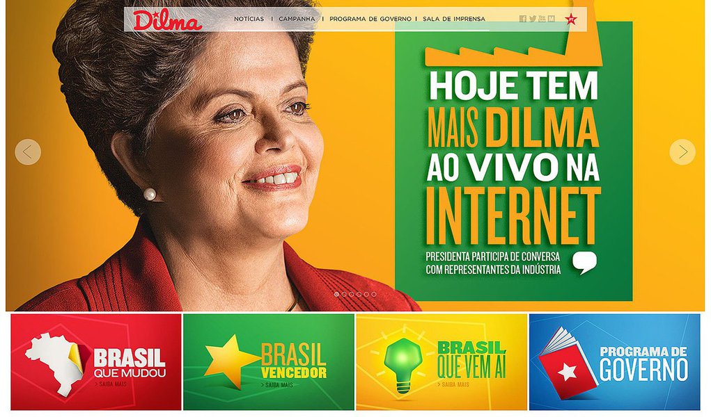 Presidente Dilma Rousseff cobrava desde 2012 a titularidade dos domínios www.dilma.com.br e www.dilma13.com.br, sob o argumento de que os criadores do endereço usavam seu nome de forma indevida, incluindo fins comerciais; ela também cobrava indenização de R$ 100 mil por danos morais; juiz Ariovaldo Nantes Corrêa, da 8ª Vara Cível de Campo Grande, ao reconhecer Dilma como a verdadeira dona de dois sites