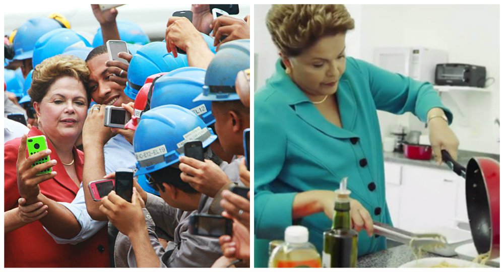 Em visita a escola do Senai, em BH, presidente Dilma nega mudança de imagem ao aparecer cozinhando e em selfies com eleitores; defende ainda a participação de Lula em sua campanha: “O meu governo é continuidade do dele”; e diz que povo saberá separar o governo federal da candidatura da ex-ministra Marina Silva (PSB)