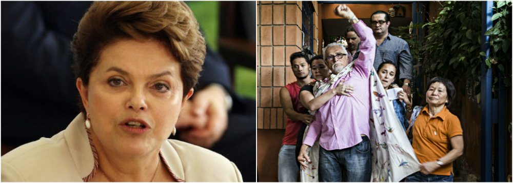 "Sei as condições de saúde dele, que teve uma doença extremamente grave do coração", disse Dilma Rousseff; ela lembrou que tem "uma relação pessoal" com a família de José Genoino: "Eu estive encarcerada com a mulher do Genoíno, que se chama Rioko"; sobre a decisão de Barbosa de mandar os condenados para Brasília e sob regime fechado, a presidente evitou fazer comentários: "Eu não faço observações, críticas ou análises a respeito de sentenças da Suprema Corte do meu país"