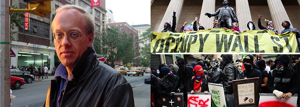 Ex-correspondente do jornal "The New York Times", Chris Hedges é apoiador do Occupy Wall Street e diz que entregar movimentos de junho ao grupo mascarado é "um instrumento muito eficiente para fazer as pessoas terem medo dos protestos", além de facilitar a infiltração policial