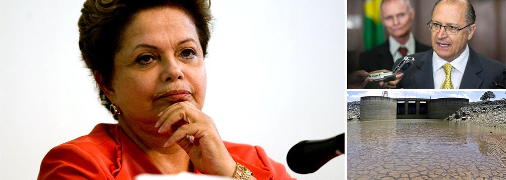 Em reunião com lideranças da comunidade judaica, na noite desta quarta-feira, em São Paulo, presidente Dilma garantiu que "não haverá racionamento de energia no Brasil este ano", mas acrescentou, em uma provocação indireta ao governador Geraldo Alckmin: "já o racionamento de água eu não garanto"; estado de São Paulo sofre com quedas diárias no nível do principal reservatório, o Cantareira