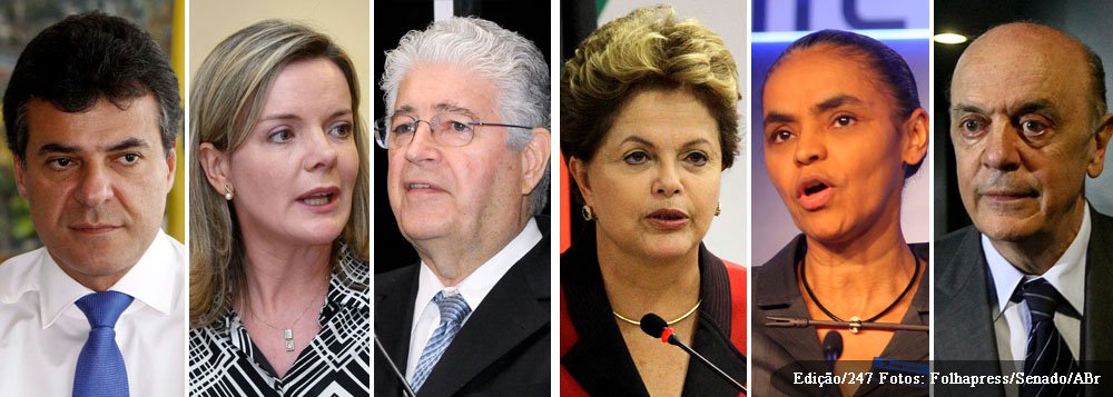 Só a candidatura do ex-governador Roberto Requião (PMDB) poderia provocar um segundo turno no Estado, segundo levantamento do Instituto Paraná Pesquisas; ministra da Casa Civil, Gleisi Hoffmann (PT) aparece com 23,2% das intenções de voto, abaixo do governador Beto Richa (PSDB), que registra 43,8%; senador Requião tem aprovação de 20,7%; no cenário nacional, presidente Dilma Rousseff lidera com 29,5%, seguida de perto por Marina Silva (25,4%); se o tucano José Serra entra na briga, ultrapassa Marina; nos dois casos, Aécio Neves e Eduardo Campos vêm depois; mostra foi feita antes da filiação de Marina ao PSB