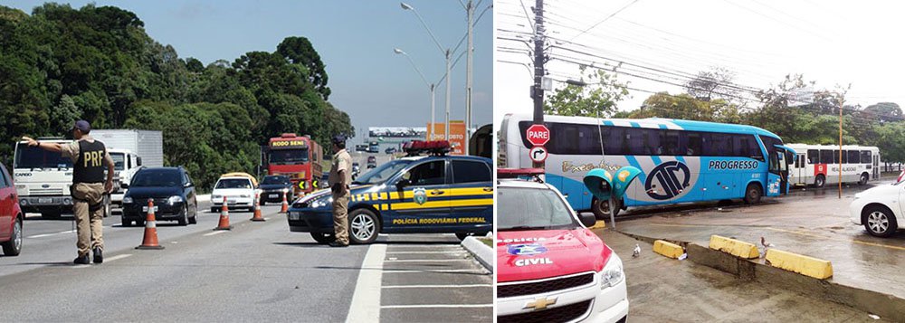 O ônibus, que fazia a linha Recife/Aracaju, foi assaltado no município de Atalaia, em Alagoas; os criminosos estavam com armas de grosso calibre; quarenta passageiros tiveram os pertences roubados