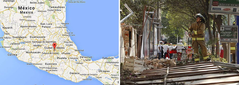 Um terremoto de 7.5 graus na escala Richter atingiu o norte de Acapulco, no México; de acordo com o Serviço Nacional de Sismologia, o tremor desta sexta-feira (18) provocou cortes de energia, além fissuras e quebra de vidros em prédios e residências; não há informações sobre vítimas; o epicentro do terremoto foi registrado a 37 quilômetros ao norte de Tecpan, a no Estado de Guerrero, a 56 quilômetros ao leste de Petatlan e 265 quilômetros ao sudoeste da Cidade do México
