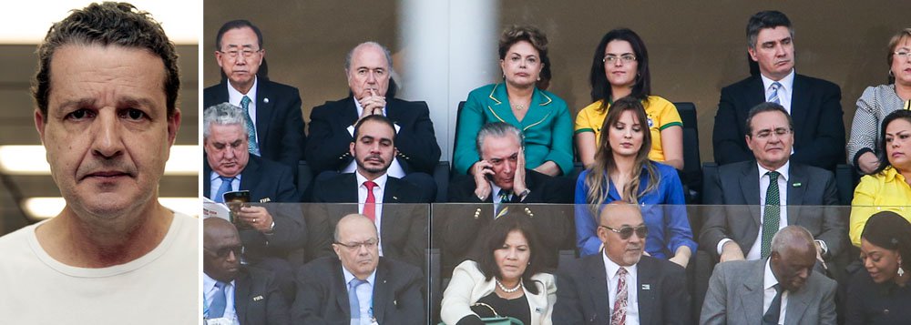 O colunista Juca Kfouri postou um duro comentário contra os torcedores que, ontem, xingaram a presidente Dilma Rousseff no Itaquerão; "gente que tem dinheiro, mas não tem educação nem civilidade"