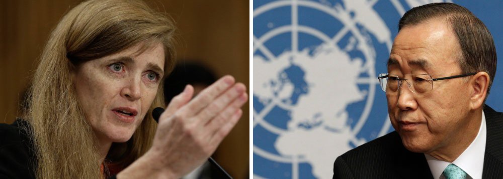 Em carta ao secretário-geral da Organização das Nações Unidas, Ban Ki-moon, a embaixadora dos EUA nas Nações Unidas Samantha Power disse que os ataques foram necessários para eliminar a ameaça do Estado Islâmico para o Iraque, para os Estados Unidos e para seus aliados