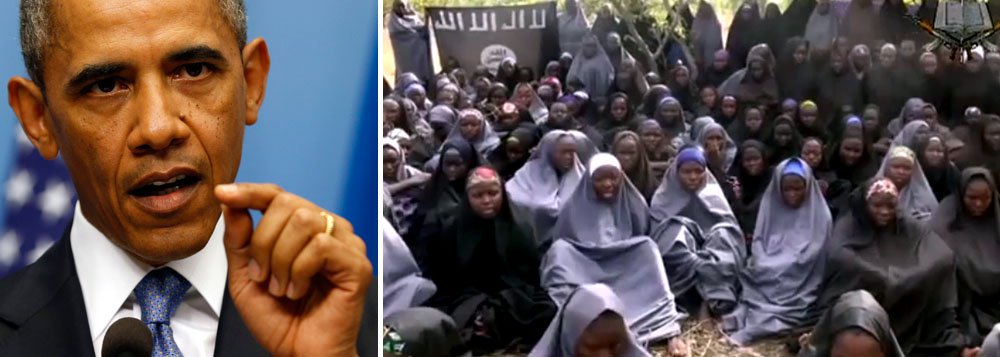 Presidente dos Estados Unidos anunciou o envio de 80 soldados ao Chade para ajudar no resgate de mais de 200 meninas sequestradas há mais de um mês na Nigéria; "Estas tropas apoiarão operações de inteligência, vigilância e reconhecimento aéreo sobre o norte da Nigéria e nas áreas contíguas", explicou Obama ao Congresso