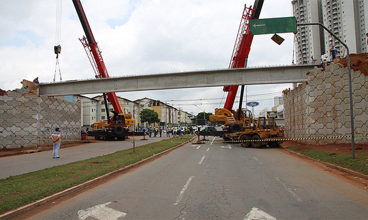 Novo viaduto da Marginal começa a ser montado | Brasil 247